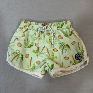 Tropical Kids Swim Trunks